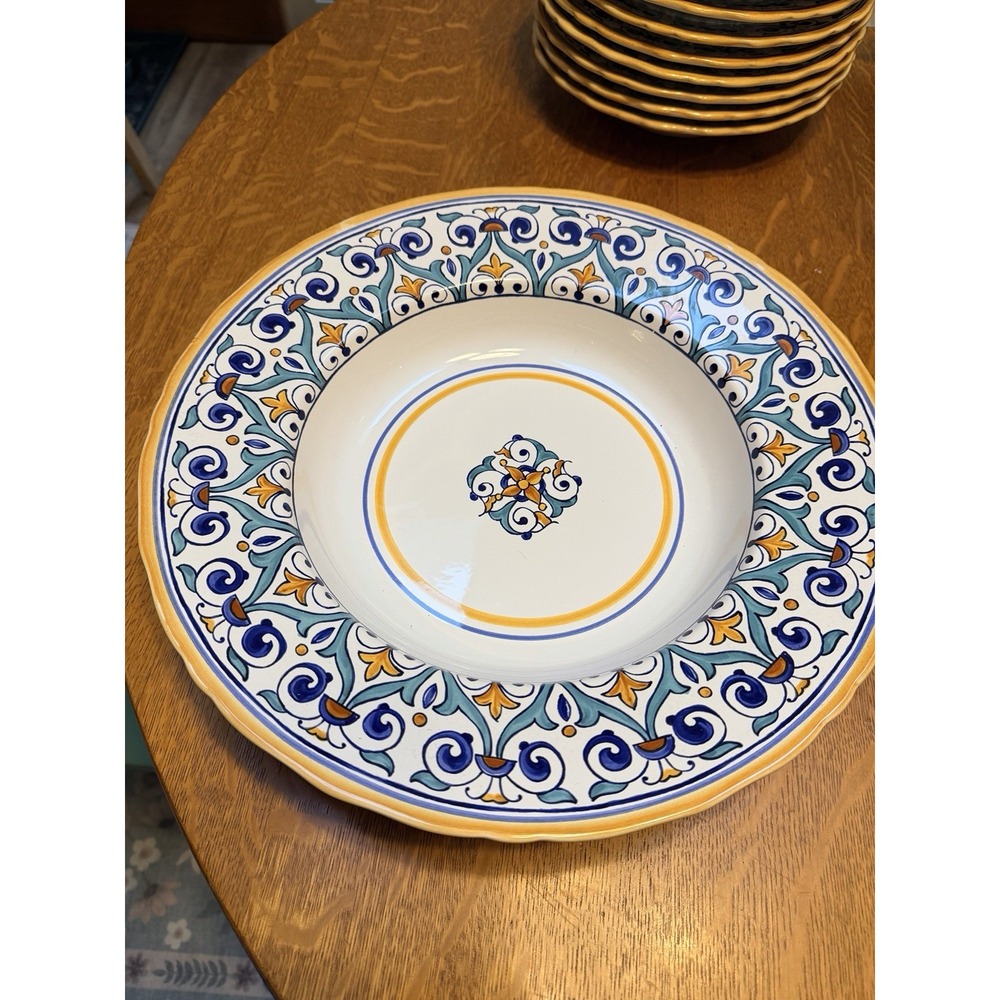 Williams-Sonoma Savona Large Serving Bowl 14.5" Pasta Salad Portugal Excellent
